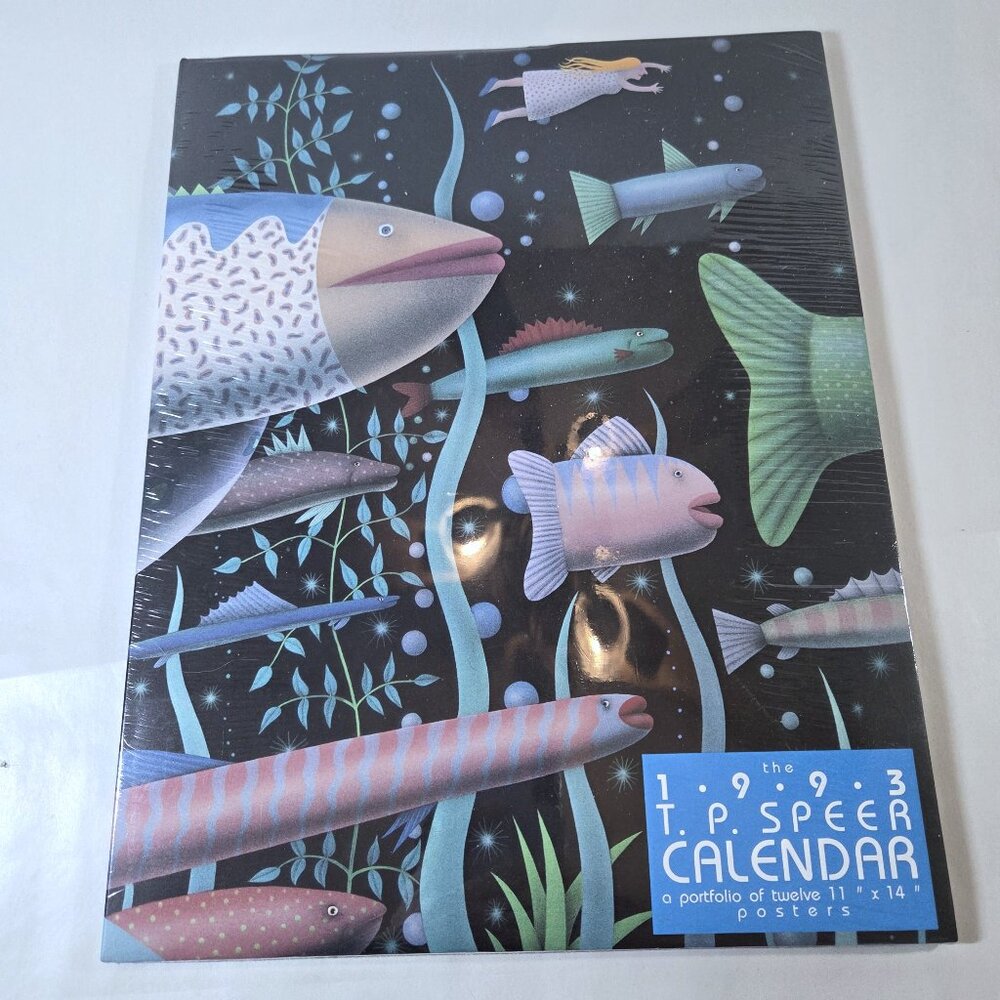 NIB Rare Vintage T.P. Speer 1993 Poster Calendar